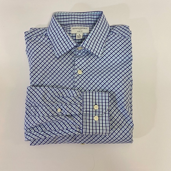 Banana Republic Mens Slim Fit Dress Shirt | Size M - Picture 4 of 6